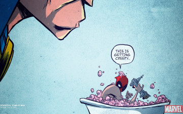 Картинка рисованное комиксы дэдпул marvel deadpool