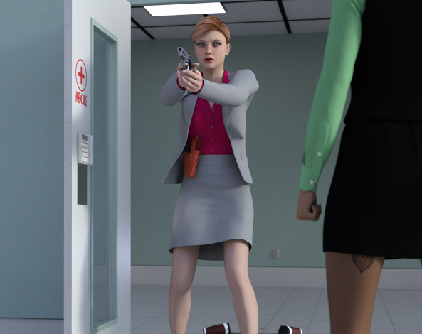 Обои картинки фото psychological abyss, 3д графика, фантазия , fantasy, девушка, взгляд, фон