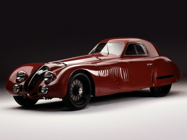 Обои картинки фото alfa romeo 8c 2900b speciale lemans 1938, автомобили, alfa romeo, alfa, romeo, 8c, 2900b, speciale, lemans, 1938