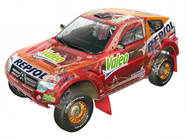 Обои картинки фото mitsubishi pajero montero evolution mpr14 2008, автомобили, 3д, 2008, mpr14, evolution, montero, pajero, mitsubishi