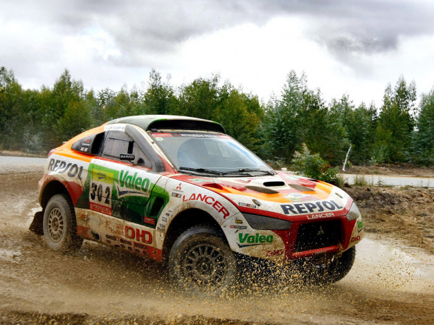 Обои картинки фото mitsubishi racing lancer 2008, автомобили, mitsubishi, racing, lancer, 2008