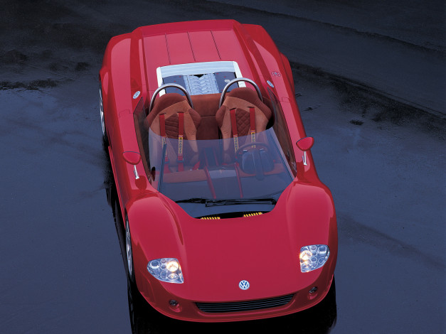 Обои картинки фото volkswagen w12 roadster concept 1998, автомобили, volkswagen, concept, roadster, w12, 1998