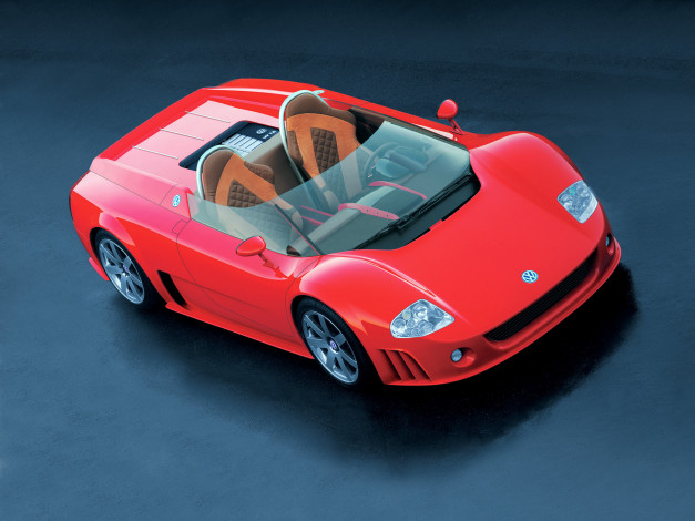 Обои картинки фото volkswagen w12 roadster concept 1998, автомобили, volkswagen, w12, 1998, concept, roadster
