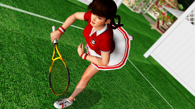 Обои картинки фото 3д графика, спорт , sport, взгляд, девушка, фон