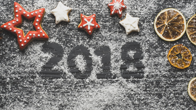 Обои картинки фото календари, праздники,  салюты, 2018, звезда