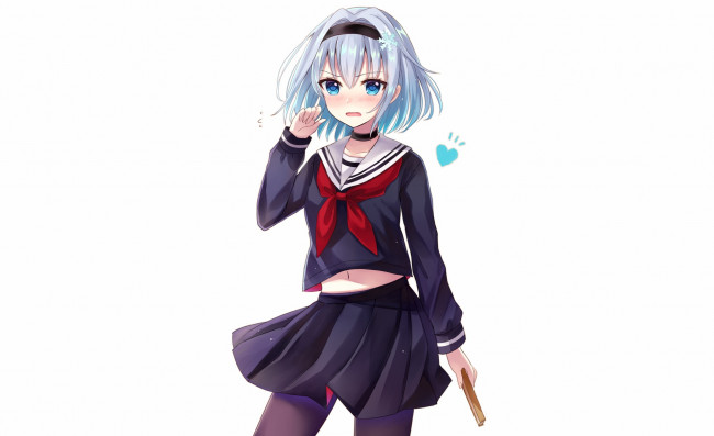 Обои картинки фото ryuuou no oshigoto, аниме, девушка, взгляд, фон