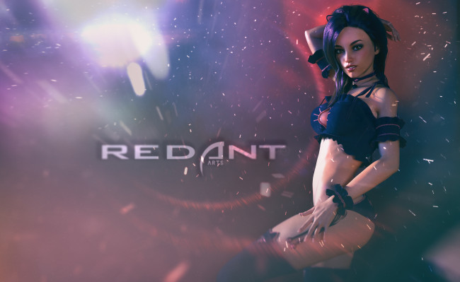 Обои картинки фото 3д графика, люди , people, фон, взгляд, девушка