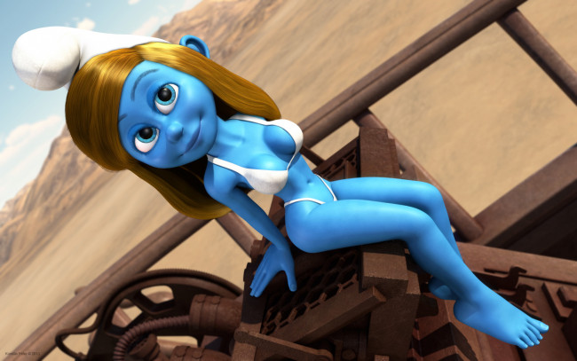 Обои картинки фото 3д графика, мультфильмы и в игры, девушка, фон, взгляд