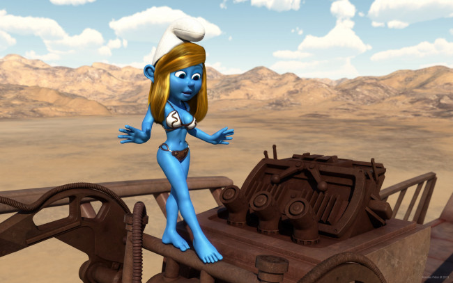 Обои картинки фото 3д графика, мультфильмы и в игры, девушка, взгляд, фон