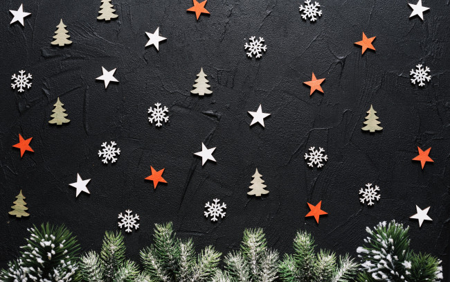 Обои картинки фото праздничные, - разное , новый год, новогодняя, елки, текстура, ветки