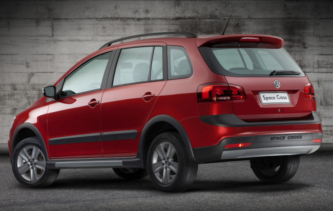 Обои картинки фото volkswagen space cross 2011, автомобили, volkswagen, 2011, space, cross