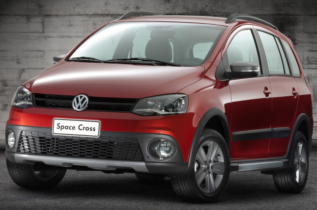 Обои картинки фото volkswagen space cross 2011, автомобили, volkswagen, cross, space, 2011