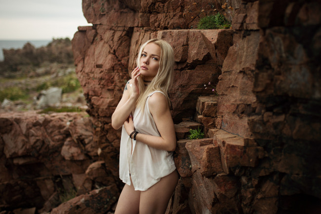 Обои картинки фото девушка, девушки, -unsort , блондинки,  светловолосые, модель