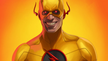 Картинка рисованное комиксы reverse-flash