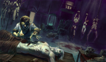 Картинка фэнтези романтика+апокалипсиса тела фон паталогоанатом