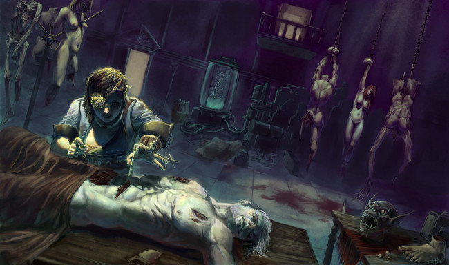 Обои картинки фото фэнтези, романтика апокалипсиса, тела, фон, паталогоанатом