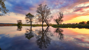 Картинка природа реки озера река одра польша