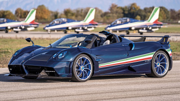 Картинка pagani+huayra+roadster+tricolore+2020 автомобили pagani huayra roadster tricolore 2020
