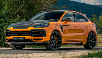 обоя porsche cayenne turbo coupe by mansory 2020, автомобили, porsche, cayenne, turbo, coupe, by, mansory, 2020