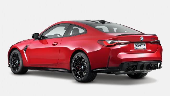 Обои картинки фото bmw m4 coupe competition x kith , us,  2021, автомобили, bmw, m4, coupe, competition, x, kith, 2021