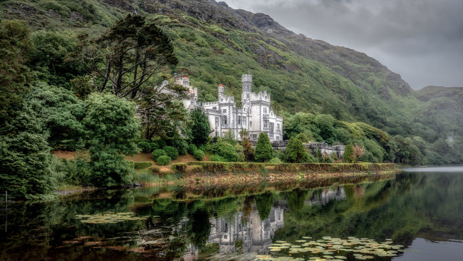 Обои картинки фото города, - дворцы,  замки,  крепости, замок, и, аббатство, кайлмор, ирландия