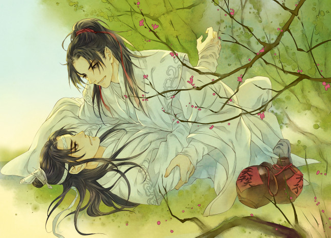 Обои картинки фото аниме, mo dao zu shi, the, untamed, неукротимый, повелитель, чэньцин, мосян, тунсю, mo, dao, zu, shi, магистр, дьявольского, культа