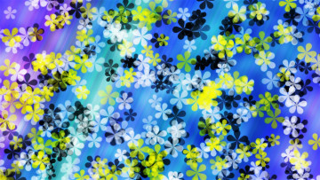 обоя векторная графика, цветы , flowers, цветочки