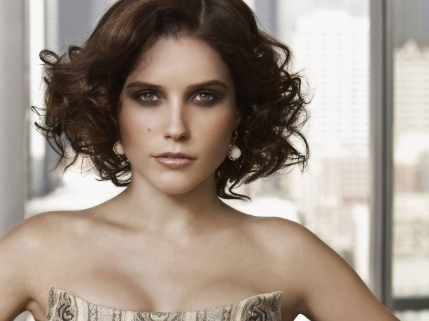 Обои картинки фото девушки, sophia bush, шатенка, лицо