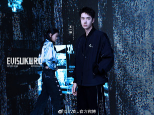 Картинка мужчины wang+yi+bo актер куртка девушка