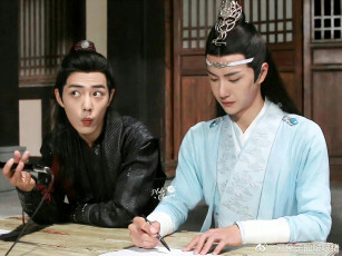 Картинка разное знаменитости сяо чжань ван ибо костюмы