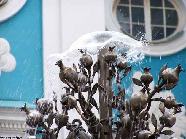 Обои картинки фото питер, армянская, церковь, города, санкт, петербург, петергоф, россия