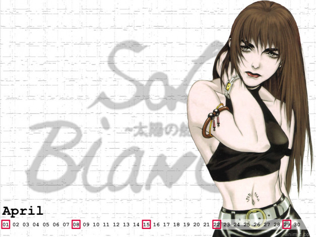 Обои картинки фото календари, аниме