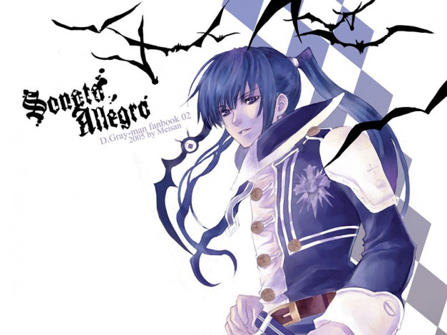 Обои картинки фото kanda, yuu, by, meisan, аниме, gray, man