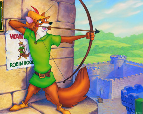 обоя мультфильмы, robin, hood