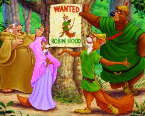 обоя мультфильмы, robin, hood
