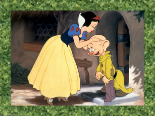 Картинка мультфильмы snow white and the seven dwarfs disney белоснежка гномы