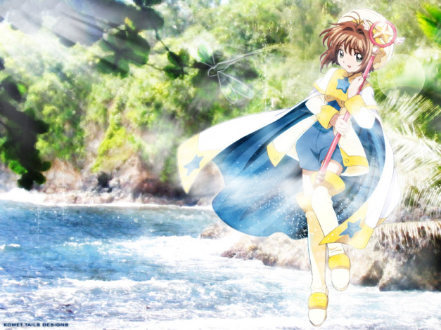 Обои картинки фото аниме, card, captor, sakura
