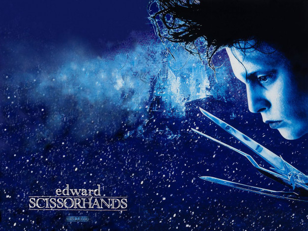 Обои картинки фото edward, scissorhands, кино, фильмы