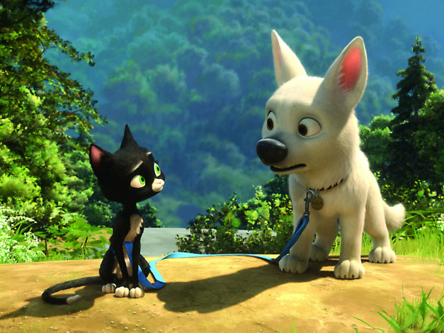 Обои картинки фото мультфильмы, bolt