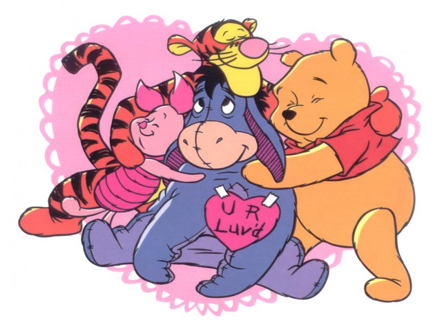 Обои картинки фото мультфильмы, winnie, the, pooh