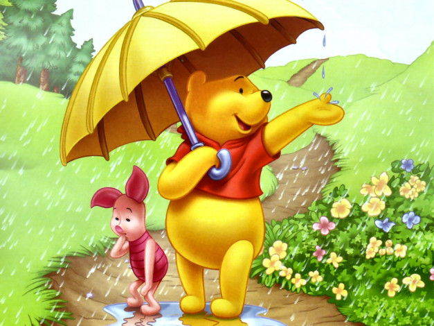 Обои картинки фото мультфильмы, winnie, the, pooh