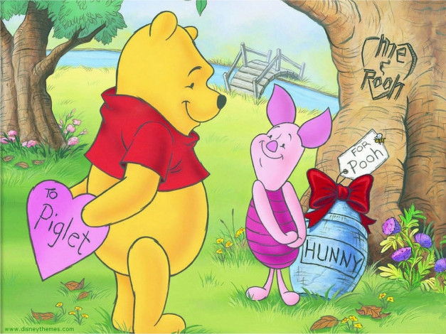 Обои картинки фото мультфильмы, winnie, the, pooh
