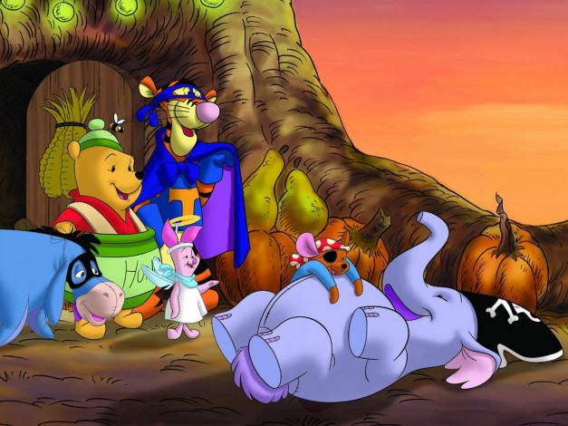 Обои картинки фото мультфильмы, winnie, the, pooh