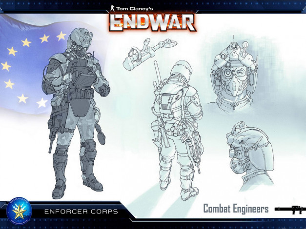 Обои картинки фото видео, игры, tom, clancy`s, endwar