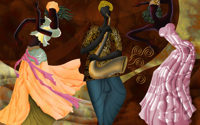 Обои картинки фото рисованные, люди