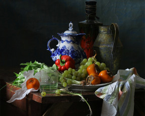 Картинка ира быкова натюрморт красным перцем еда