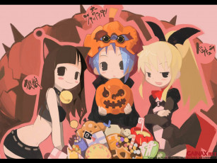 Картинка аниме halloween magic