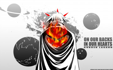 Картинка аниме tengen toppa gurren lagann simon