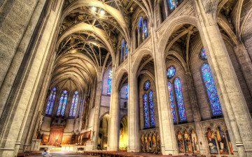 Картинка интерьер убранство роспись храма