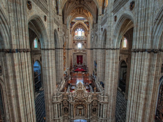 Обои картинки фото интерьер, убранство, роспись, храма